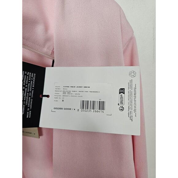 Golden Goose Zip Track Jacket Denise Rise Shadow Pique New With Tags Size Small - Picture 5 of 7